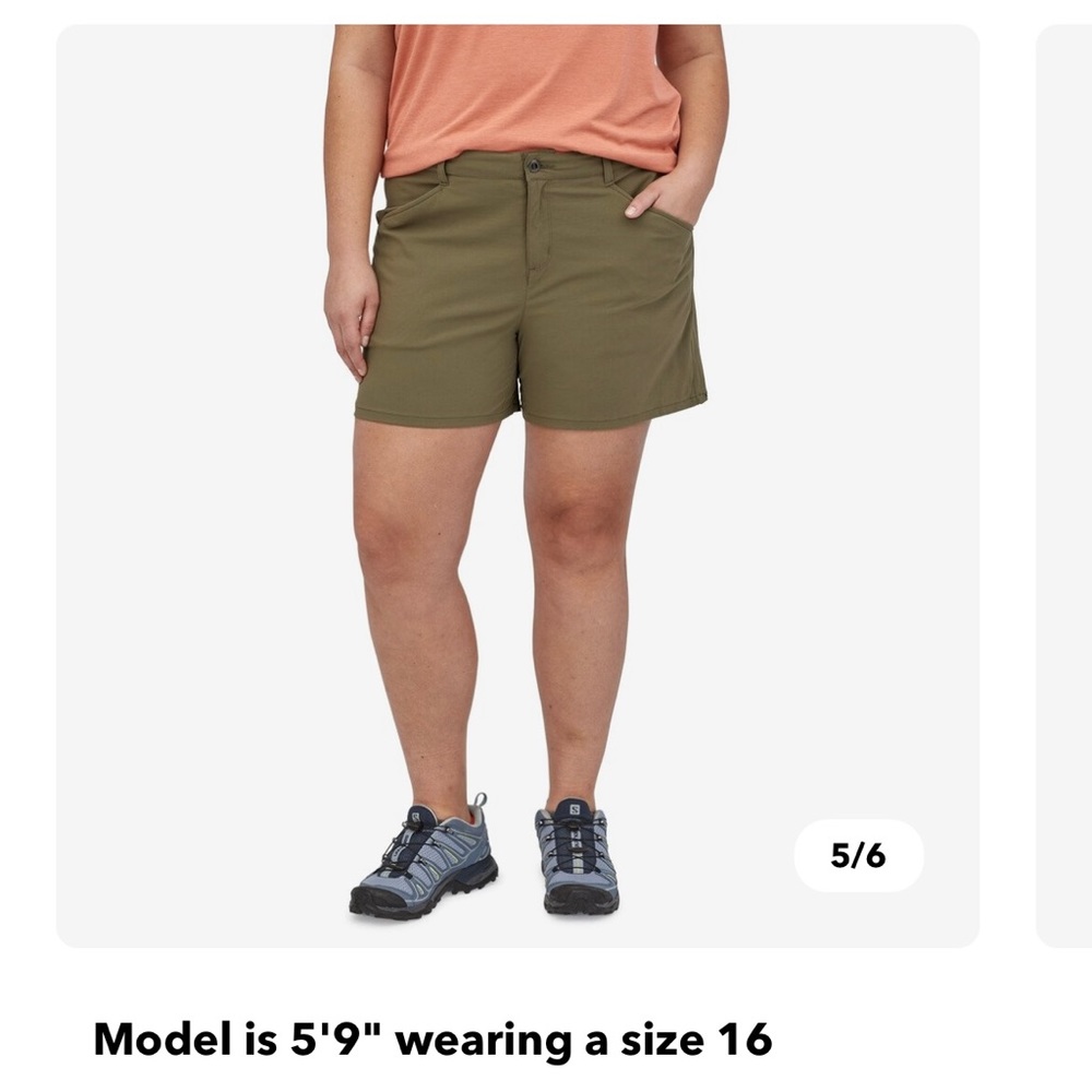 Patagonia Women’s Quandary Shorts- 5” Size 4 - Picture 7 of 7